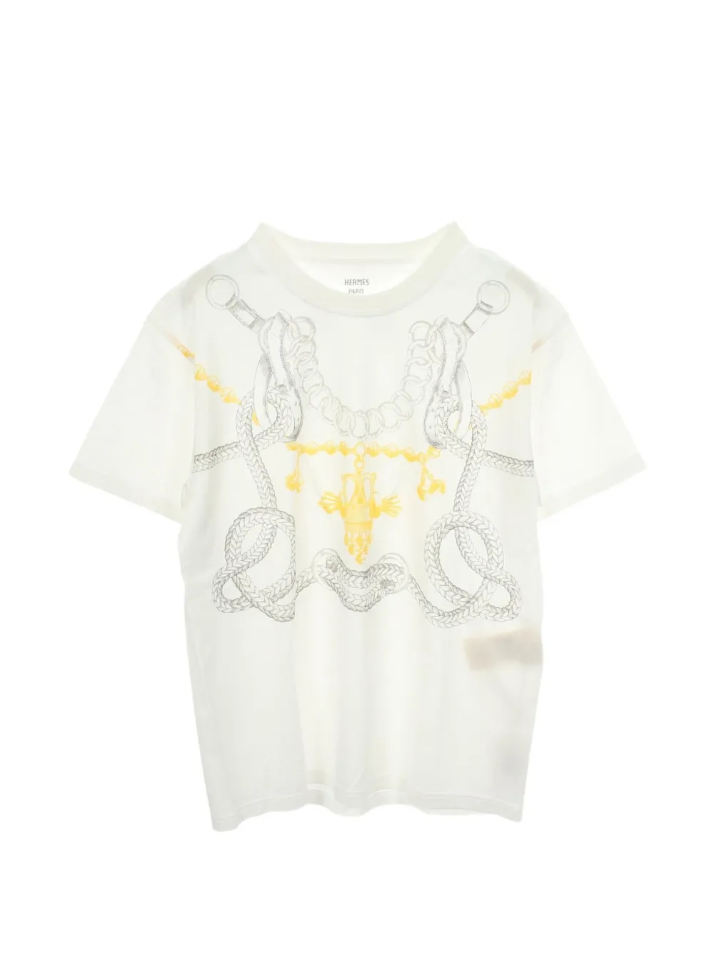 Hermès Pre-Owned 2020s Parfroy Remix T-shirt - Bianco