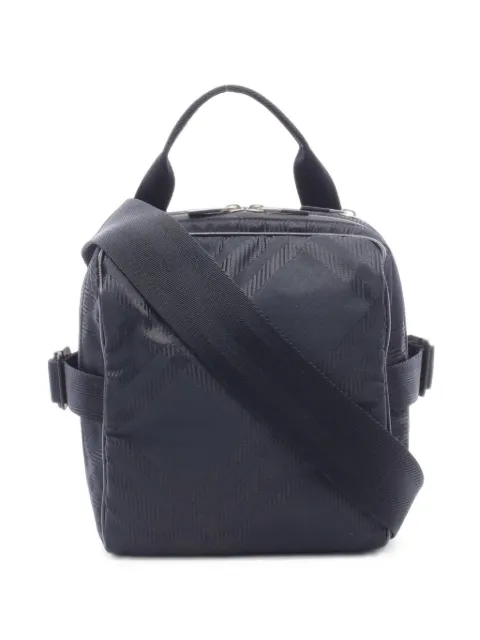 Burberry Pre-Owned 2010s check jacquard messenger bag