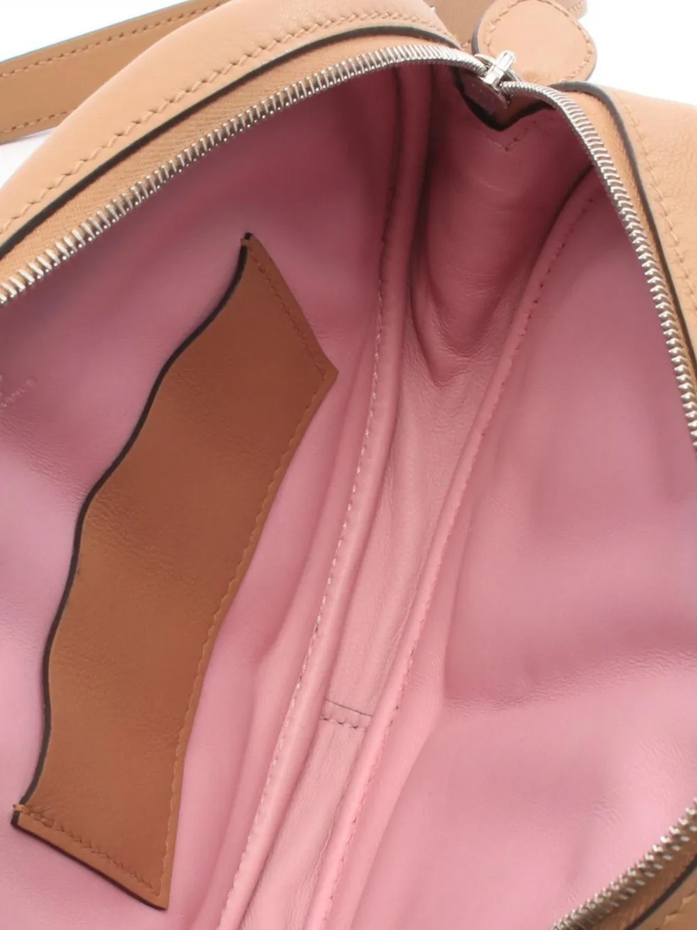 Hermès Pre-Owned 2022 In the Loop leren mini-heuptas Beige