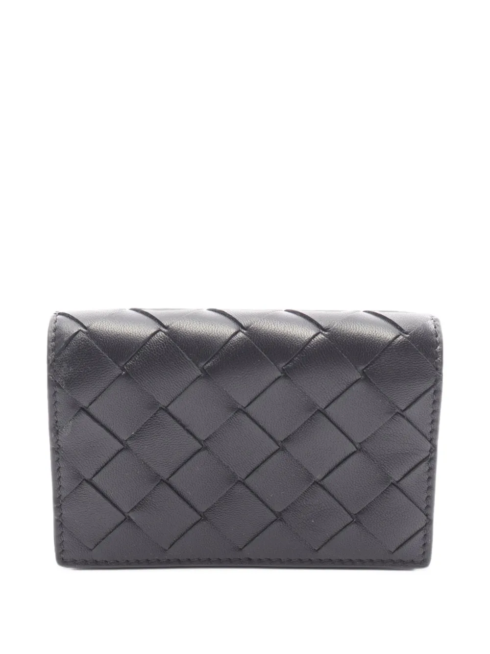 Bottega Veneta Pre-Owned 2020s Intrecciato card case - Nero