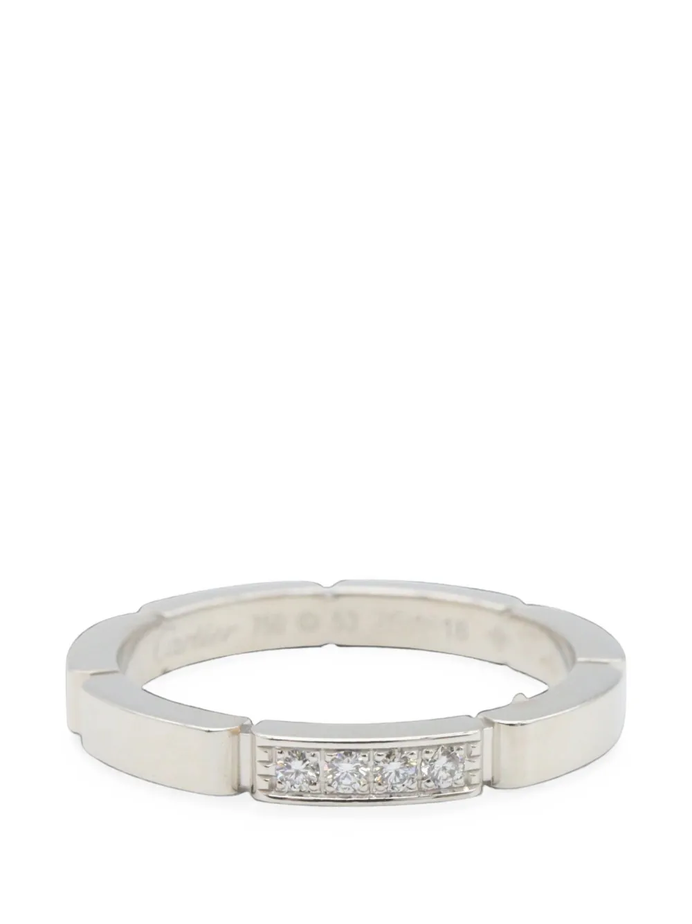 Cartier 2010s Maillon Panthère diamond ring - Argento
