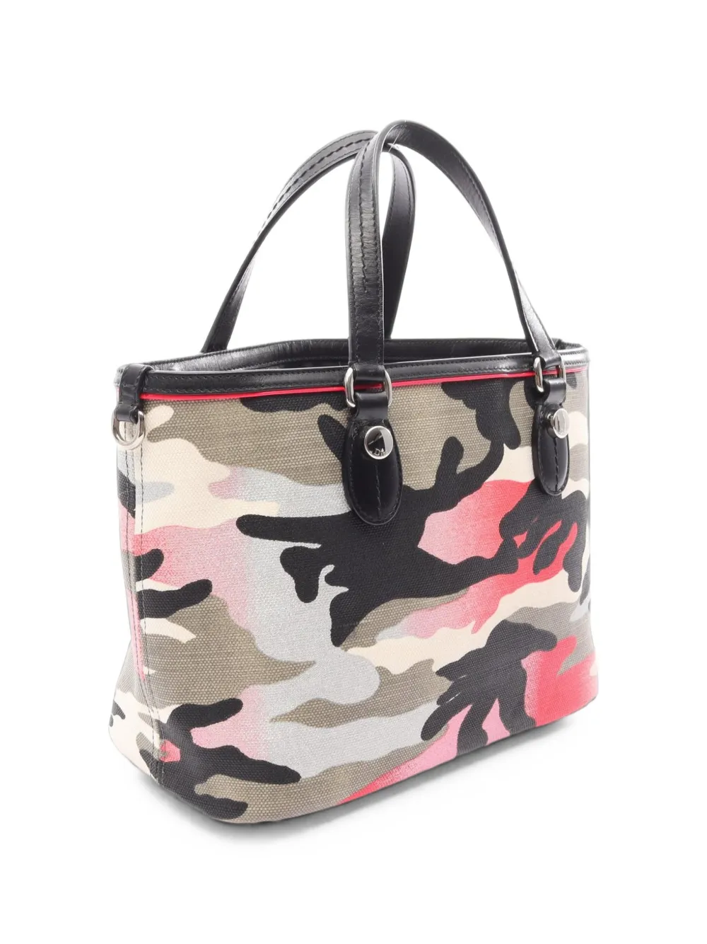 Christian Dior Pre-Owned x Anselm Reyle 2010s Camouflage Tote Bag 
