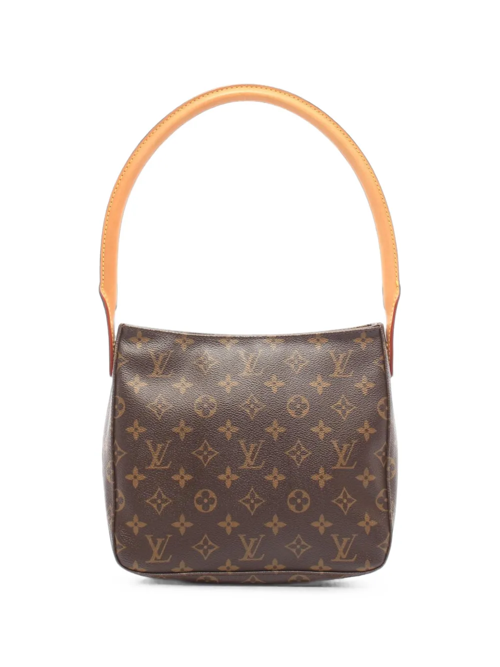 Louis Vuitton 2001 Mm Looping Monogram Tote Bag In Red