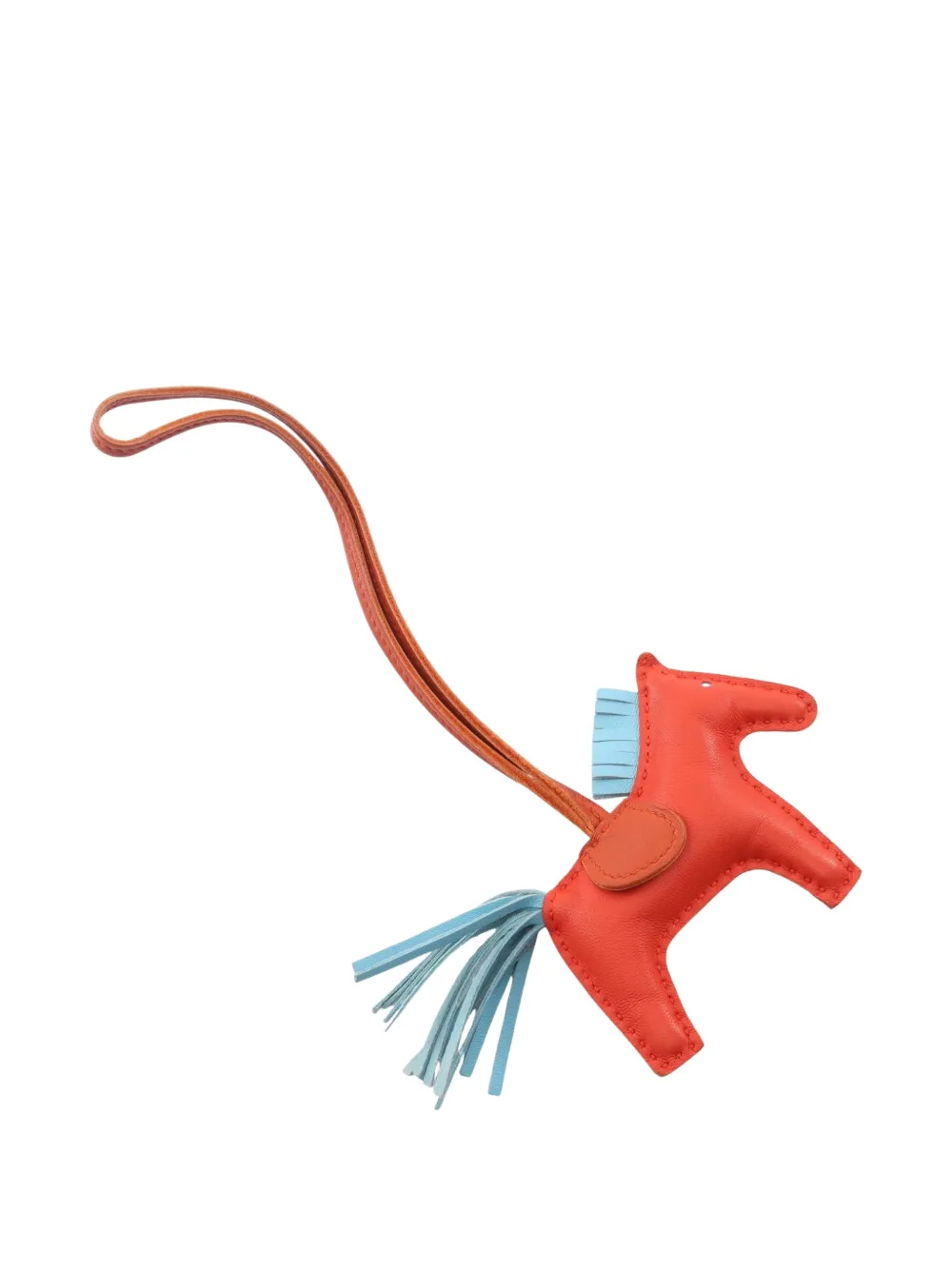Hermès Pre-Owned 2017 Rodeo PM horse bag charm - Rosso