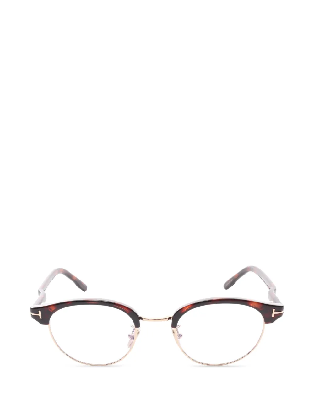 Tom Ford Vintage lunettes de vue rondes (années 2020) - Marron