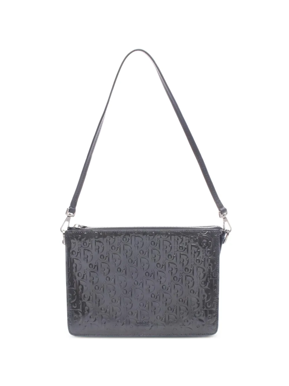 Christian Dior Pre-Owned 2010s Trotter shoulder bag - Grigio