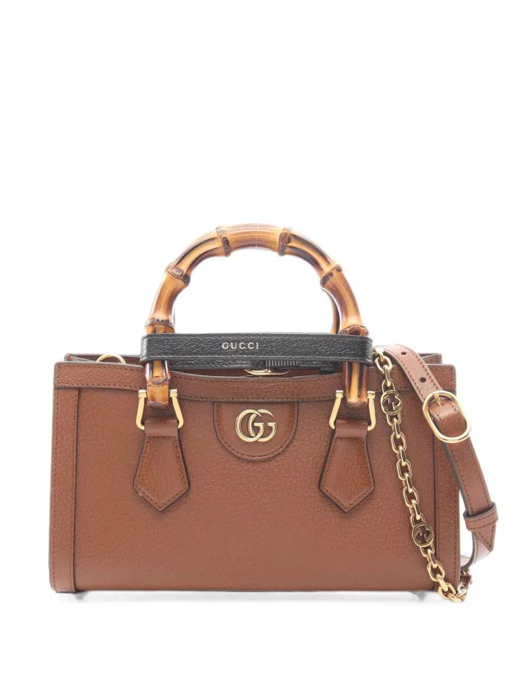 Gucci Pre-Owned 2010s small Diana bamboo tote bag - Marrone