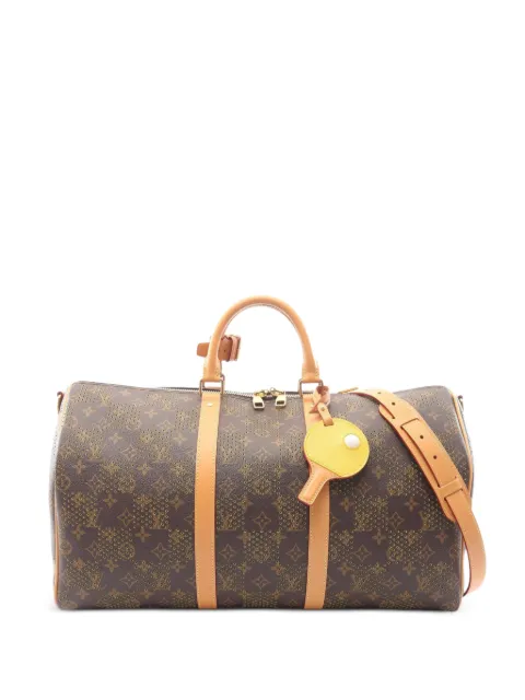 Louis Vuitton Pre-Owned perforeret Keepall Bandoulière 50 håndtaske med monogram fra 2021