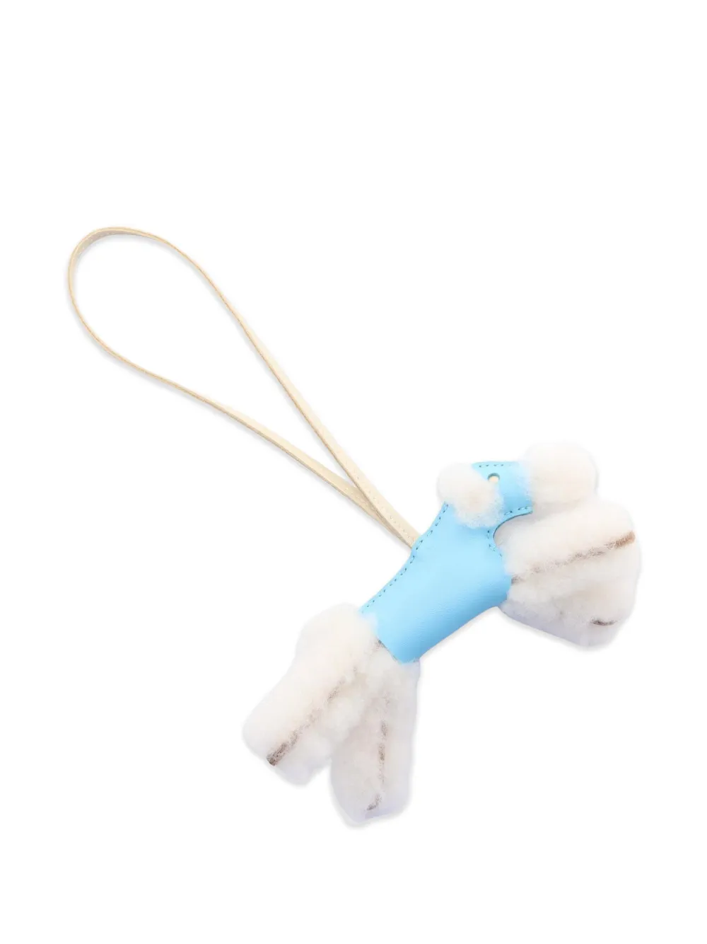 Hermès Pre-Owned 2025 Paddy sheepskin bag charm - Blu
