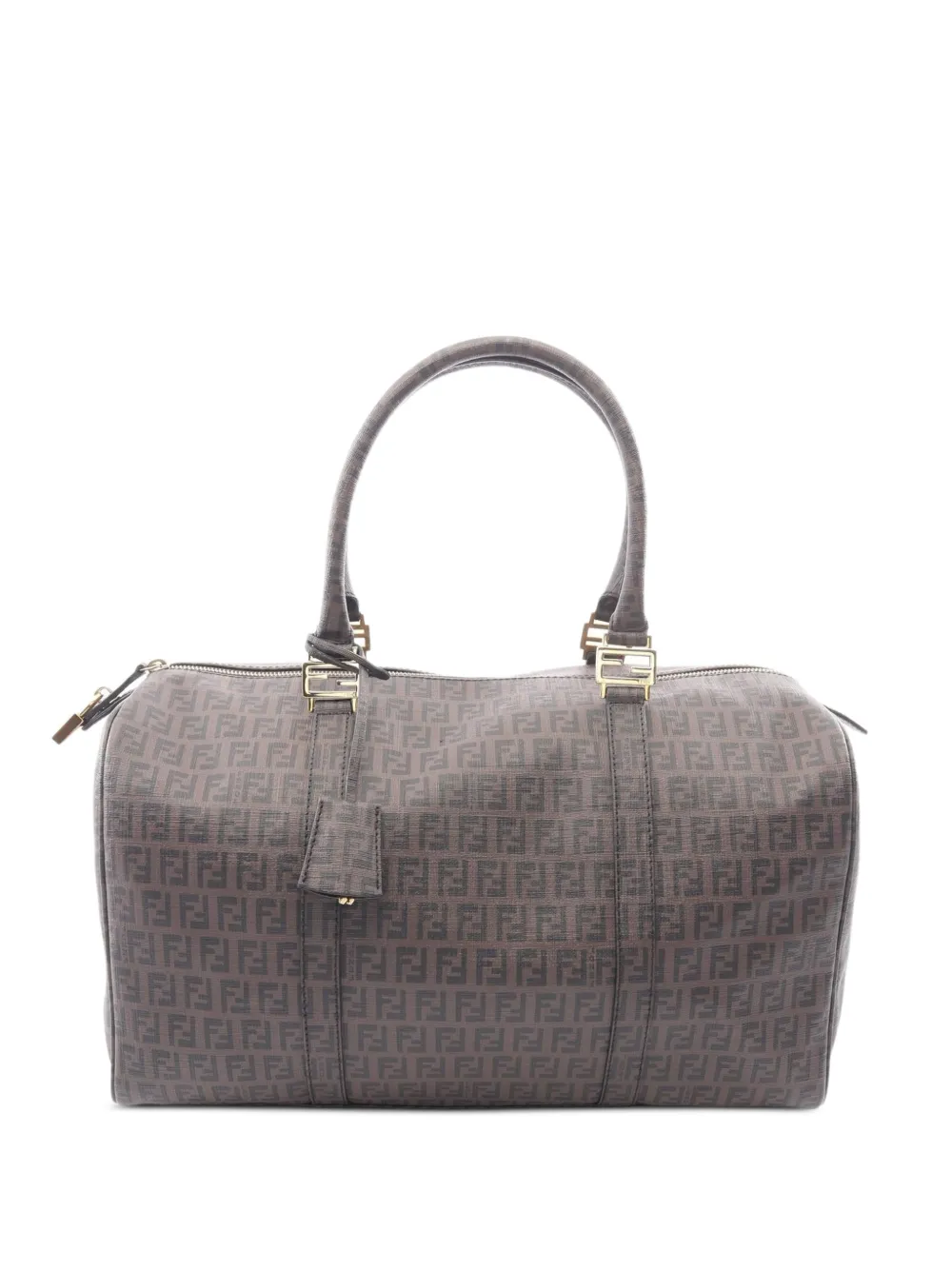Fendi Pre-Owned 2010s Zucchino Boston bag - Marrone