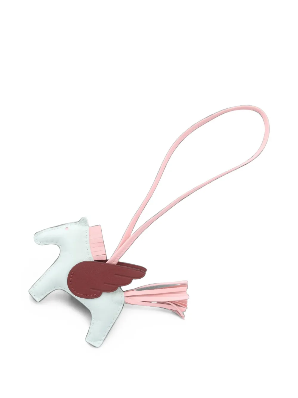 Hermès Pre-Owned Rodeo Pegasus PM leather bag charm - Verde