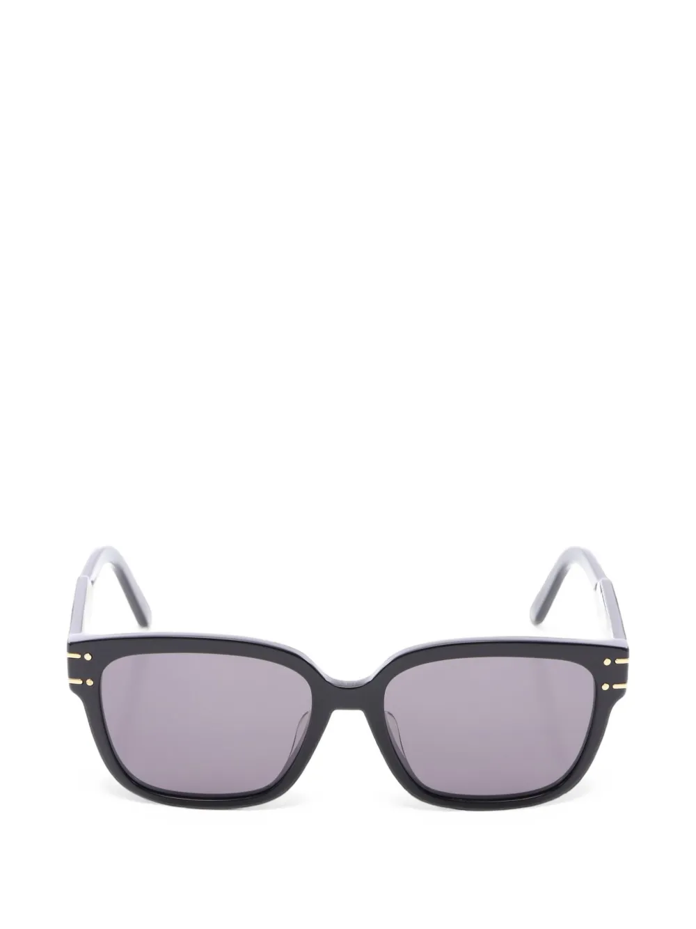 Christian Dior Pre-Owned 2010s eckige DiorSignature Sonnenbrille - Schwarz