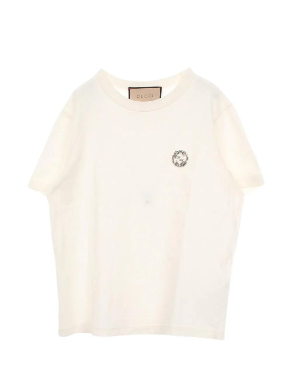 Gucci Pre-Owned 2000s Interlocking G Bijou T-shirt - Bianco