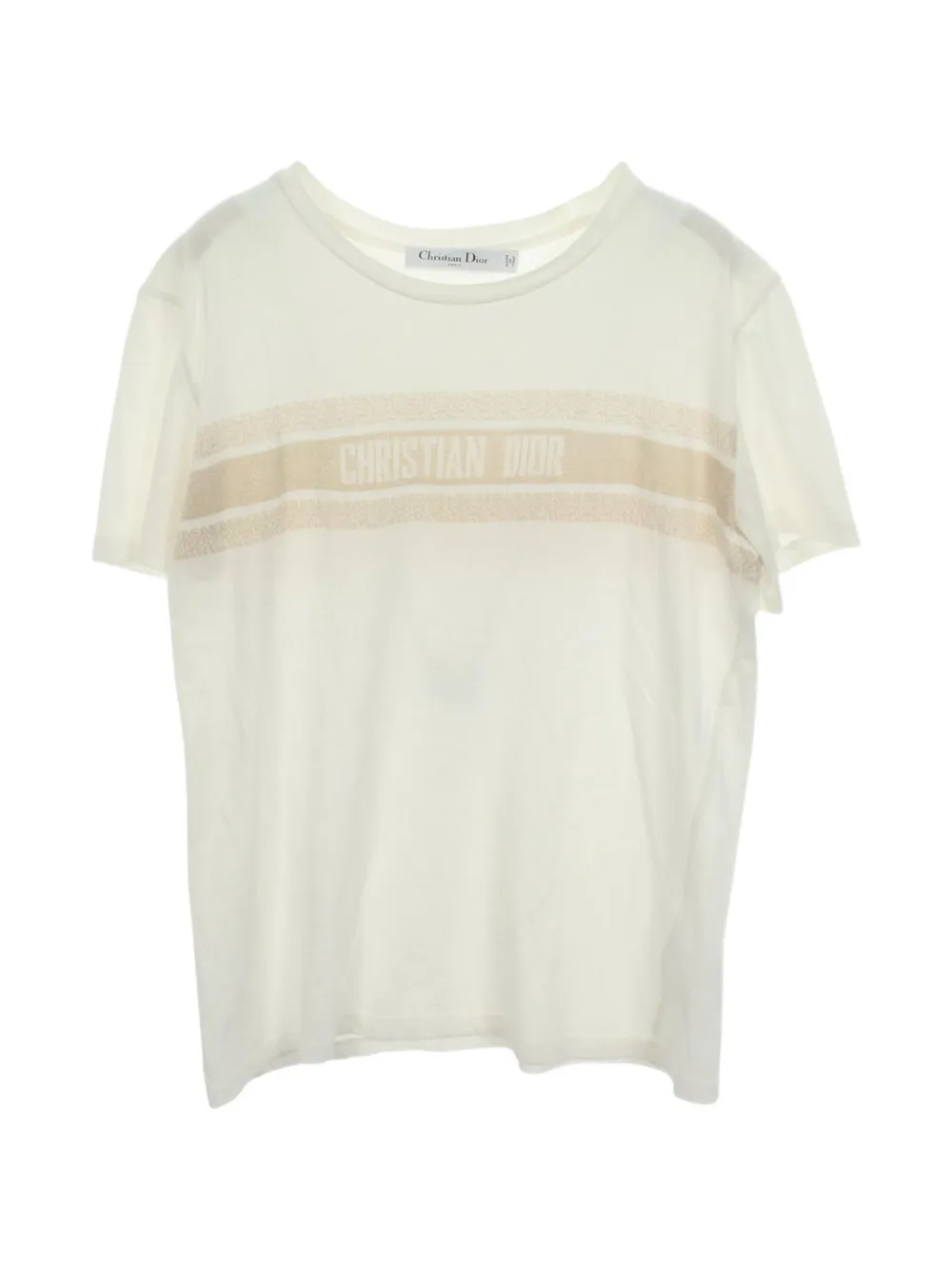 Christian Dior Pre-Owned t-shirt à logo imprimé (années 2010) - Blanc