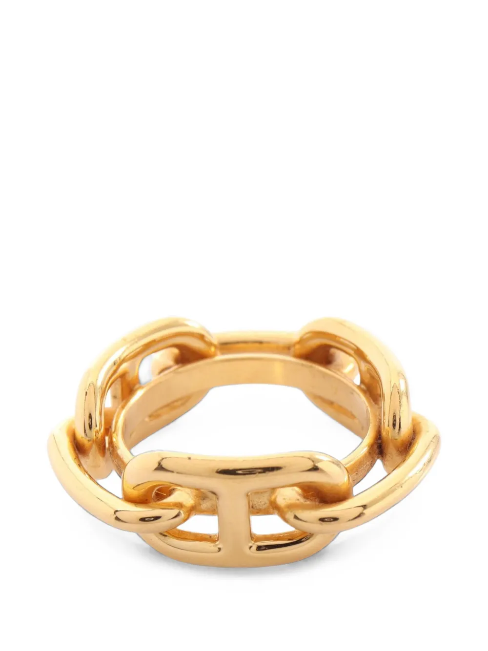 Hermès Pre-Owned 2010s Chaîne d'Ancre scarf ring - Oro