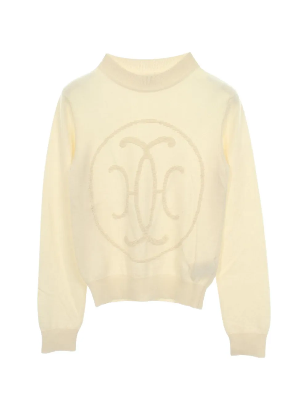Hermès Pre-Owned 2010s H Lift crew-neck sweater - Giallo