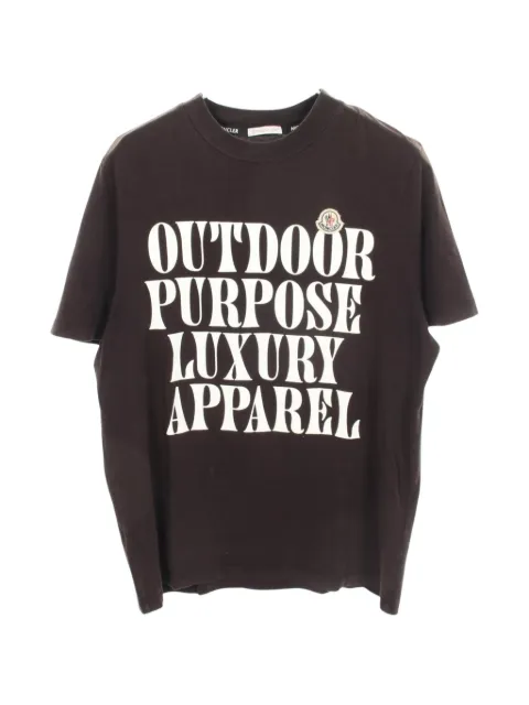 Moncler Vintage 2000s logo-print T-shirt