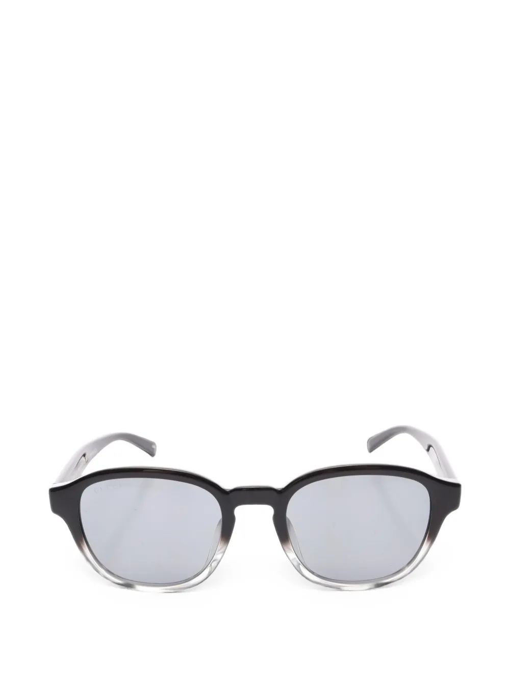 Gucci Pre-Owned round-frame sunglasses - Nero