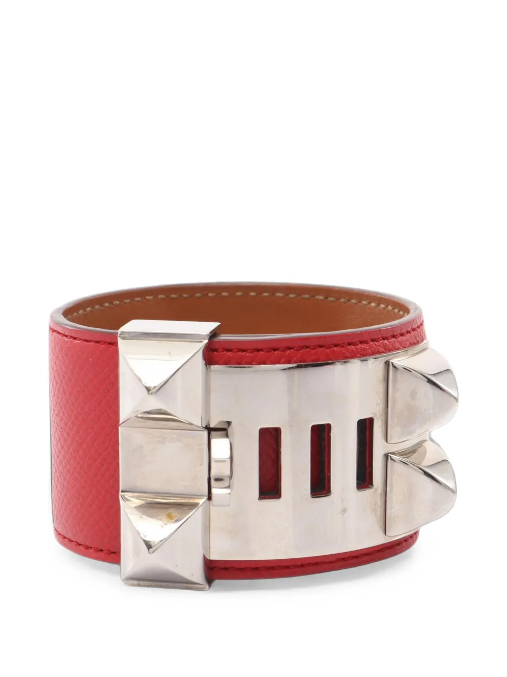 Hermès Pre-Owned 2015 Collier de Chien bracelet - Rosso