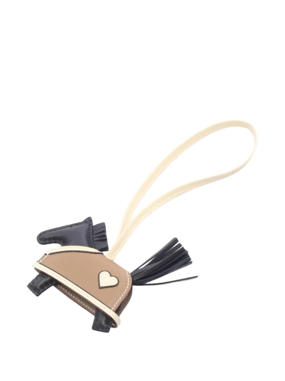 Hermès Pre-Owned PM Rodeo heart bag charm - Nero