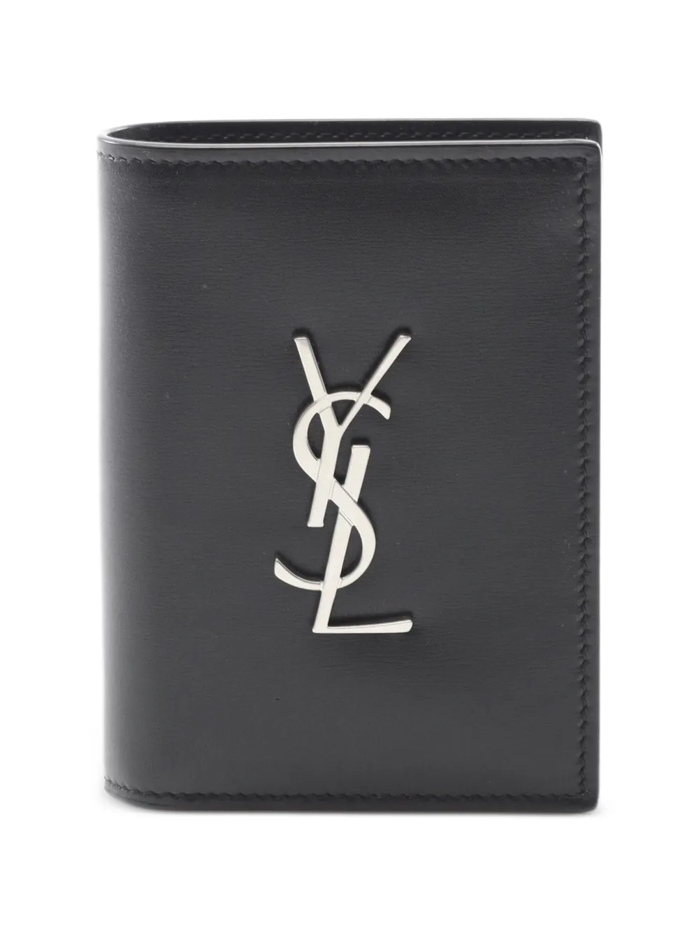 Saint Laurent Pre-Owned 2020s Cassandra card case - Nero