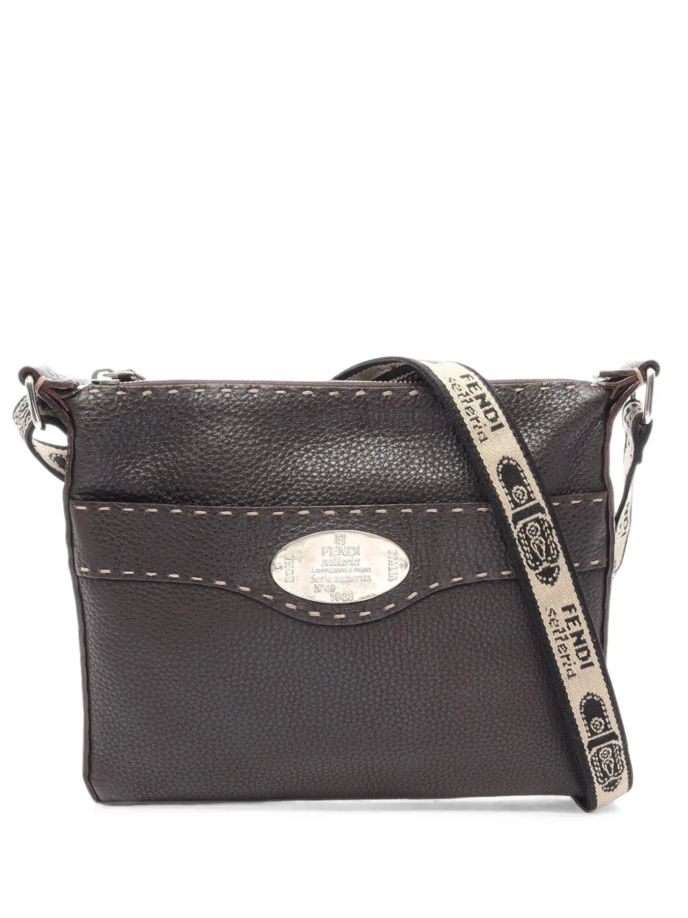 Fendi Pre-Owned 2000s Selleria cross body bag - Marrone