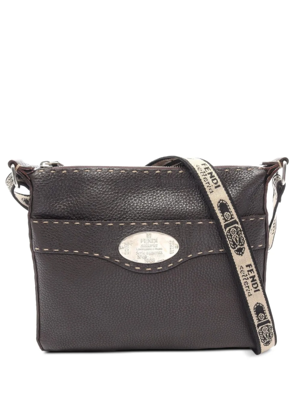 Fendi Pre-Owned 2000s Selleria Umhängetasche - Braun