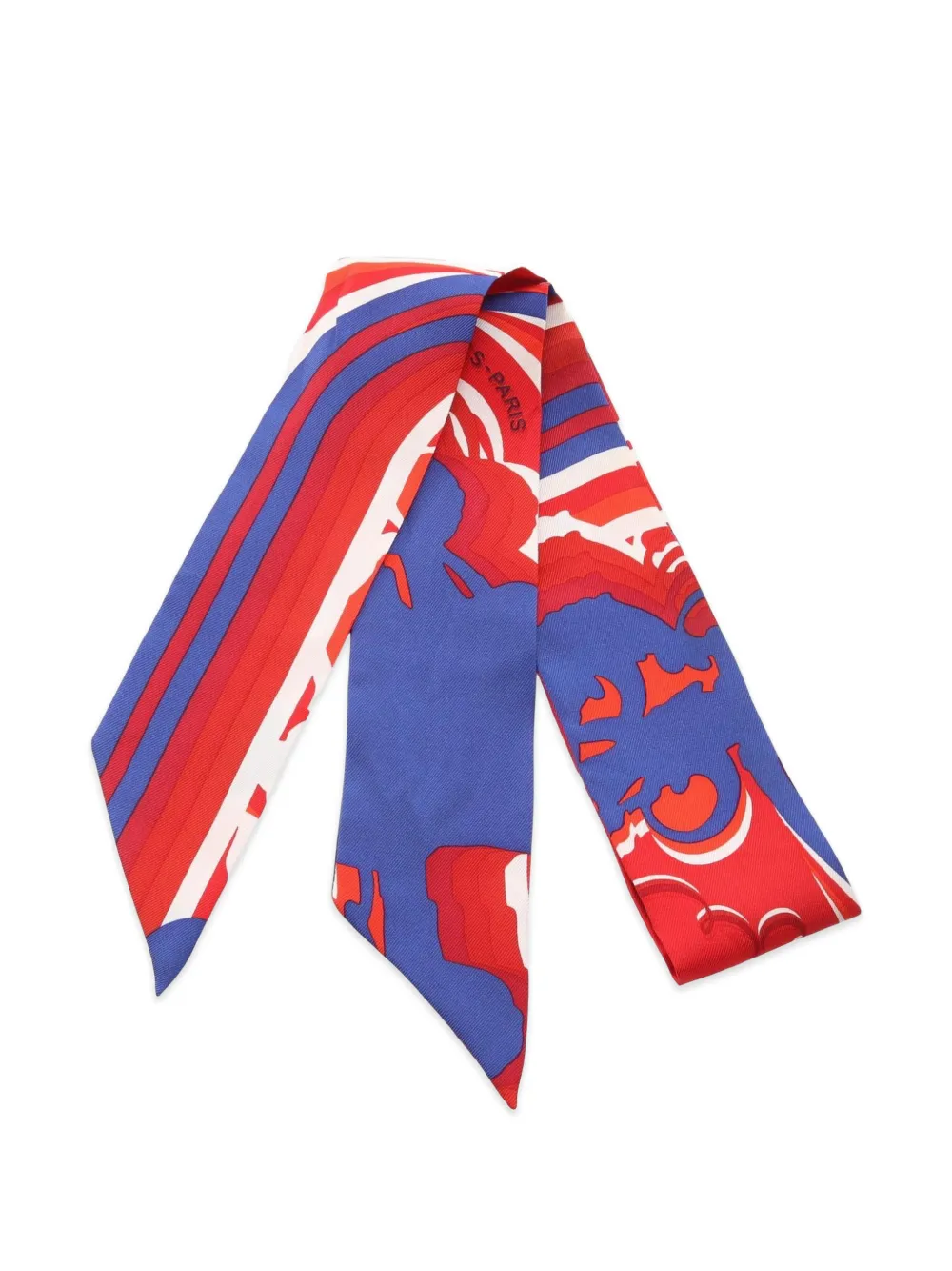 Hermès Pre-Owned 2010s Brides de Gala Twilly scarf - Rosso