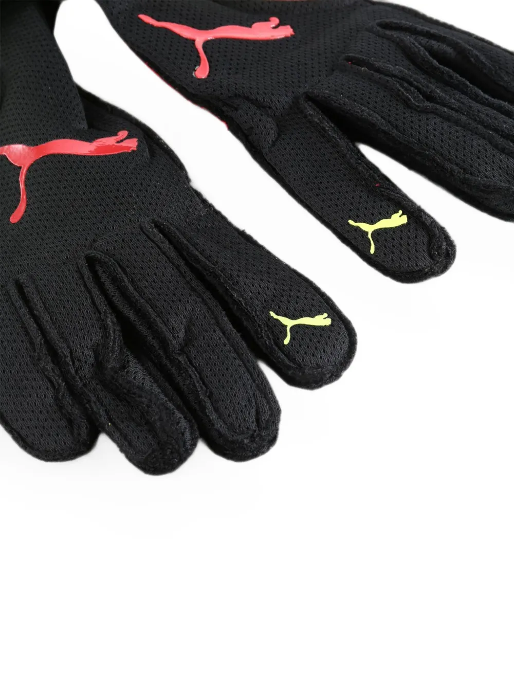 PUMA x A$AP ROCKY logo-print panelled Fire gloves Zwart