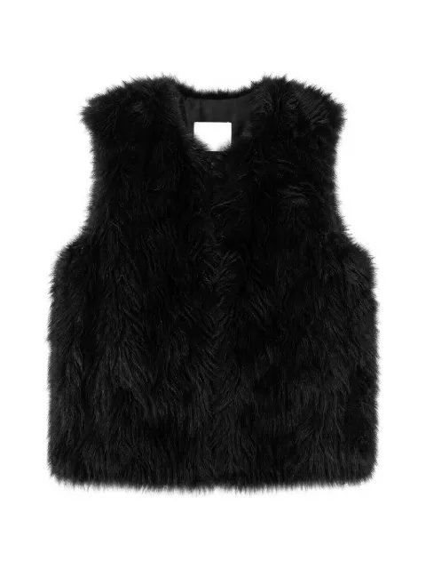 Yves Salomon feather-embellished gilet