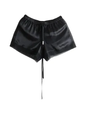 Ann Demeulemeester Ante レーストリム ショートパンツ | ブラック