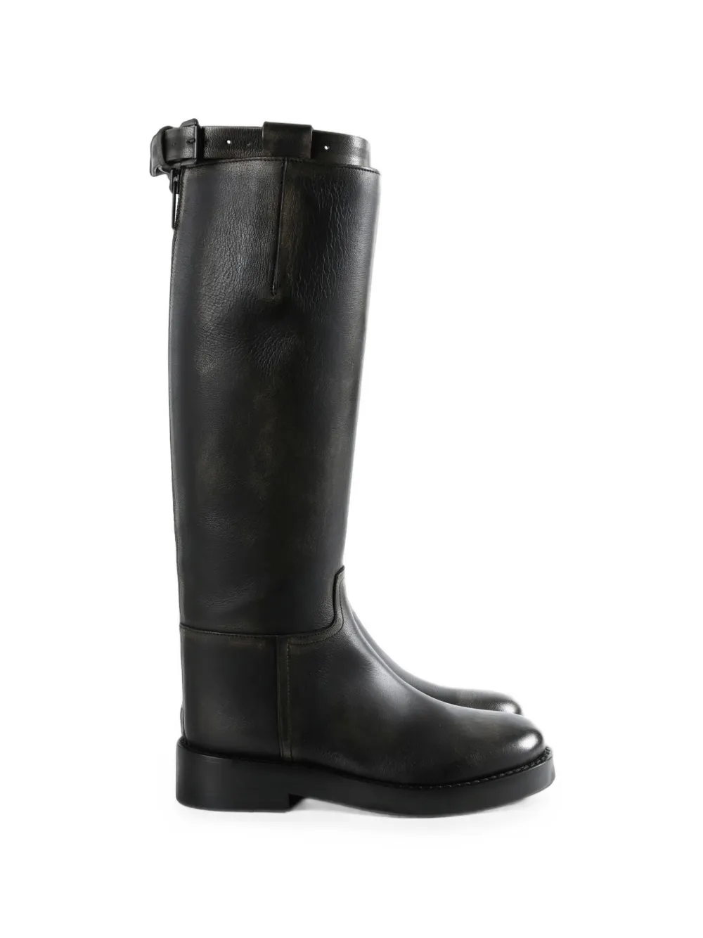 Ann Demeulemeester buckled knee-high boots