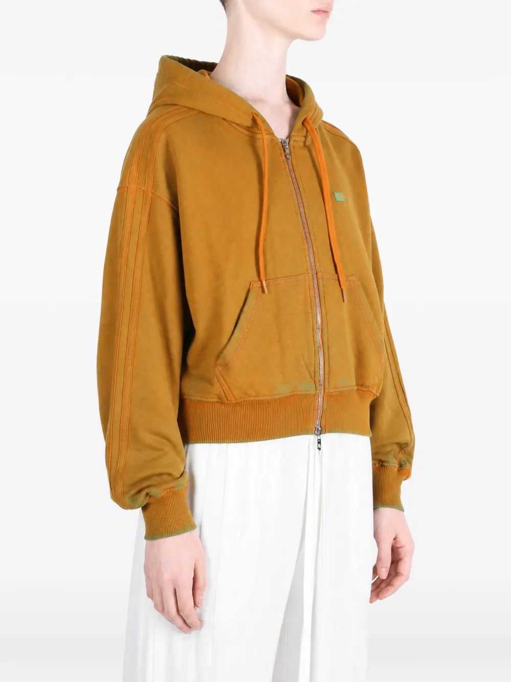 Diesel Hoodie met rits Bruin
