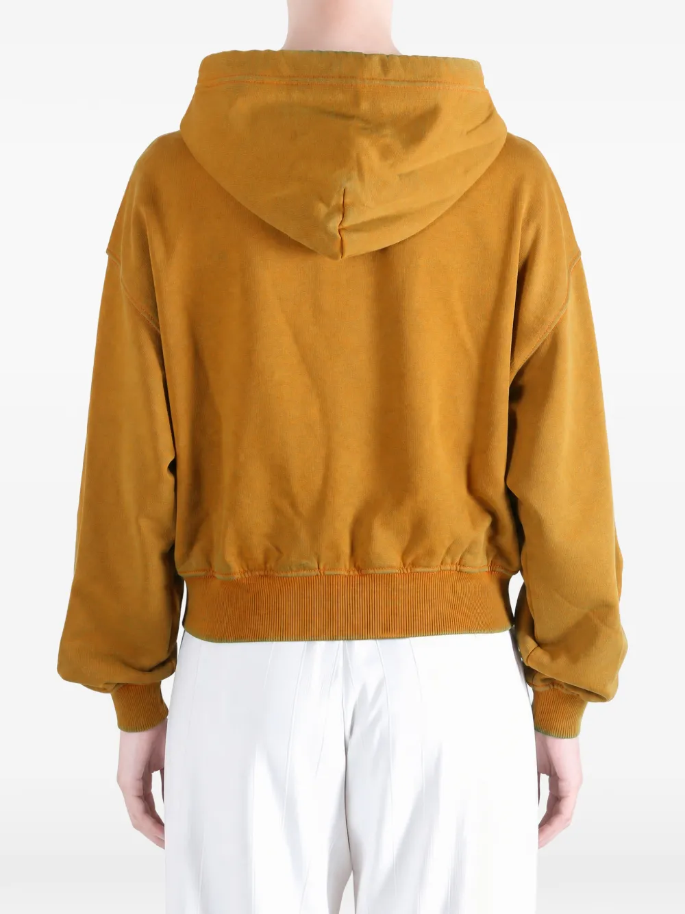 Diesel Hoodie met rits Bruin