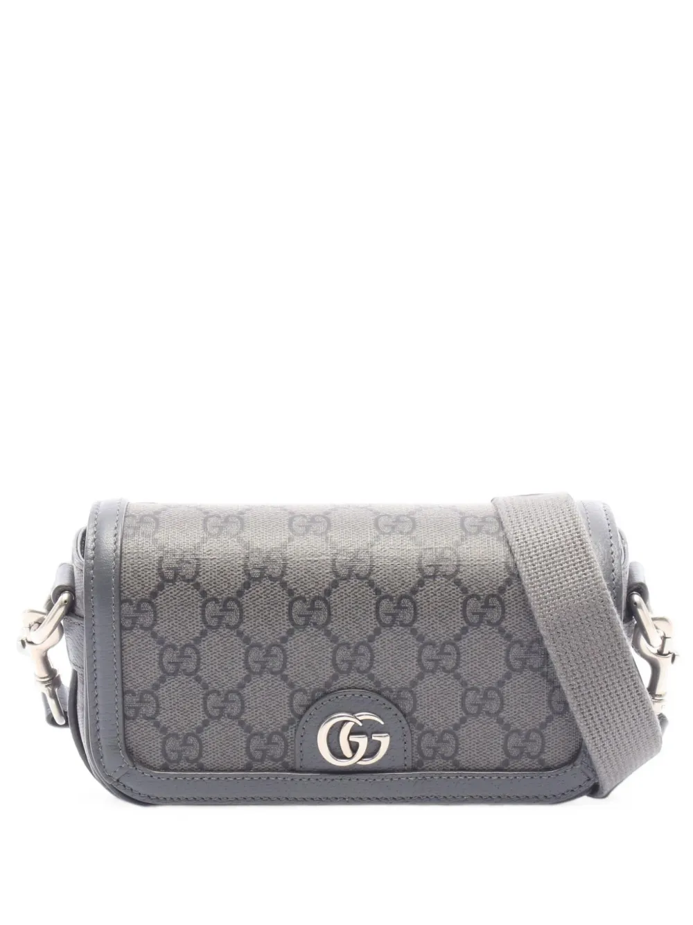 Gucci Pre-Owned 2010s mini Ophidia Super GG Supreme messenger bag - Grigio
