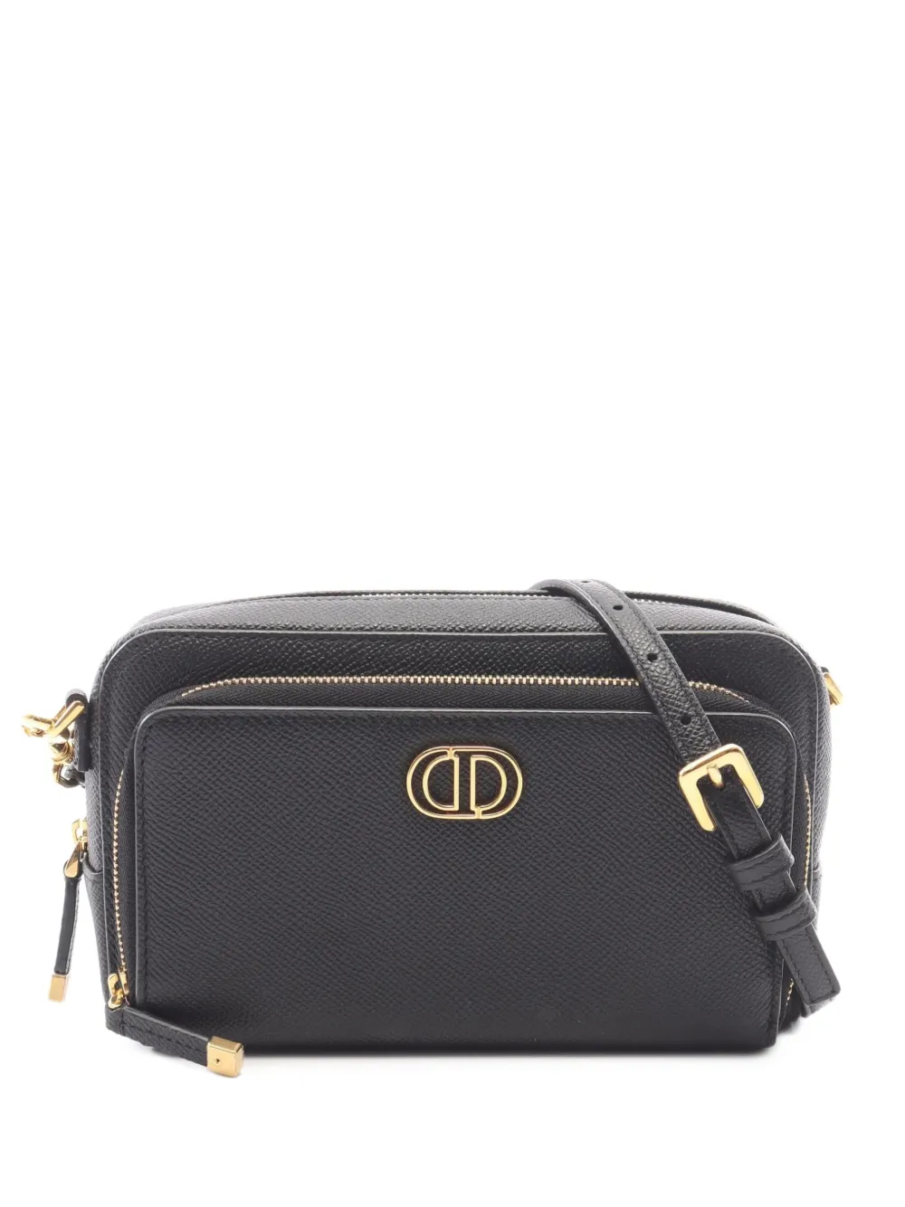 Christian Dior Pre-Owned 2010s Caro double pouch shoulder bag - Nero