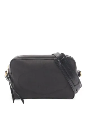 Prada Pre-Owned 2010-2026 Vitello Phenix Double Zip Crossbody Bag