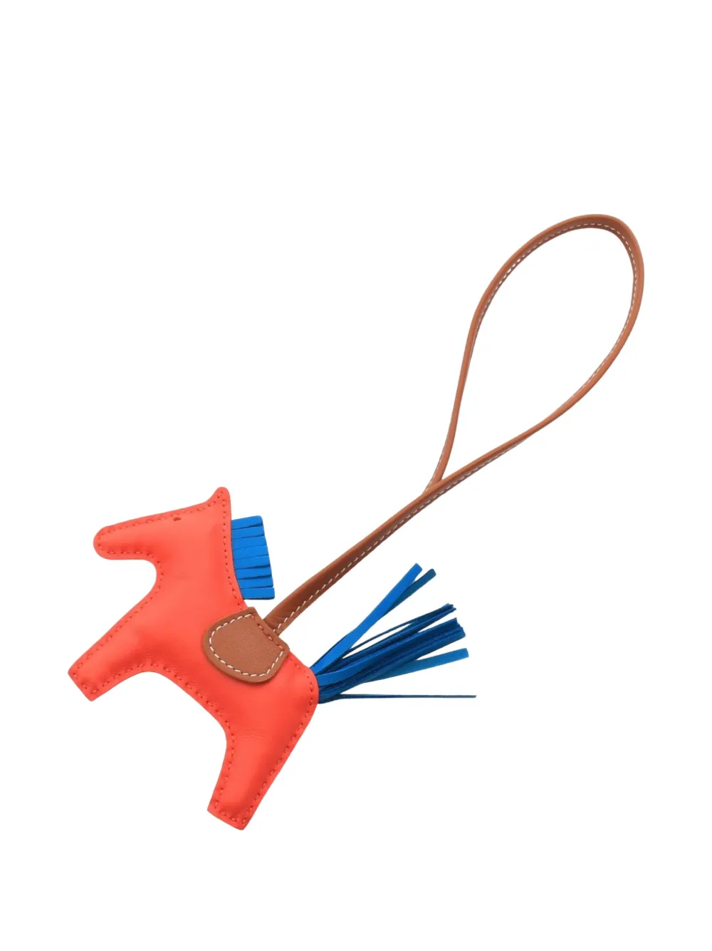 Hermès Pre-Owned 2022 PM Rodeo bag charm - Rosso