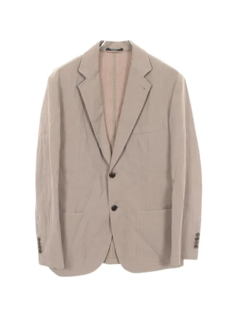 Hermès Pre-Owned chaqueta de tejido seersucker con botones 1990-2000