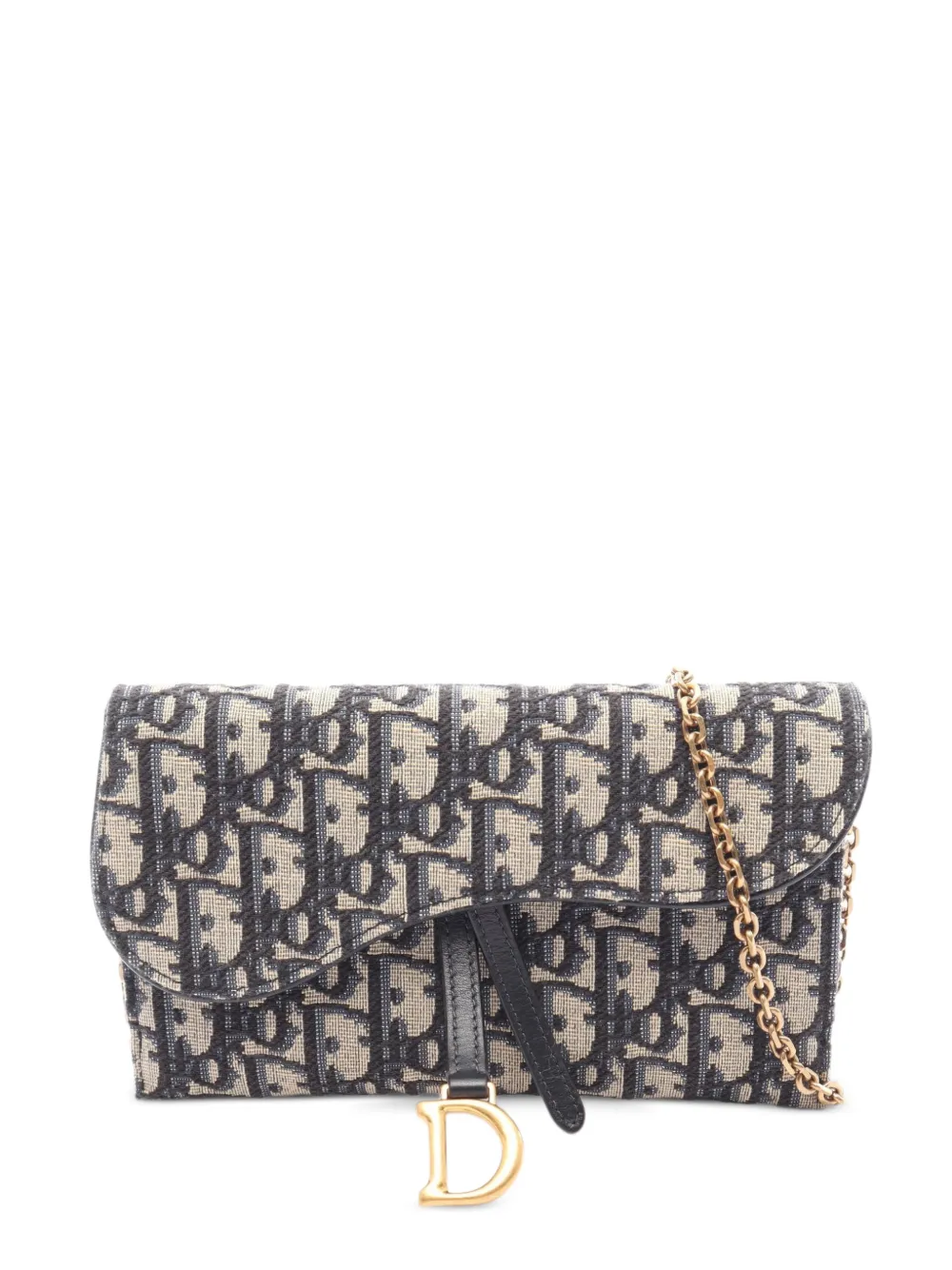 Christian Dior Pre-Owned 2010s Oblique Umhängetasche - Blau