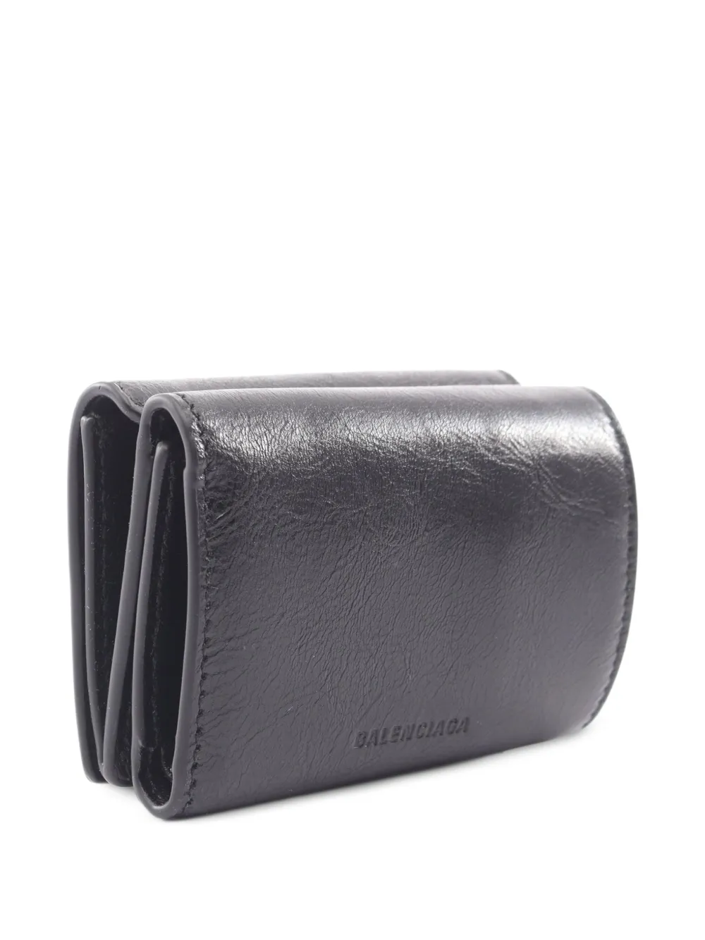 Balenciaga Pre-Owned 2020s mini Le City wallet - Nero