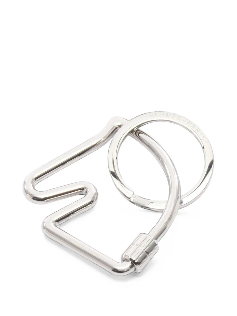 Hermès Pre-Owned 2010s Cheval key ring - Argento
