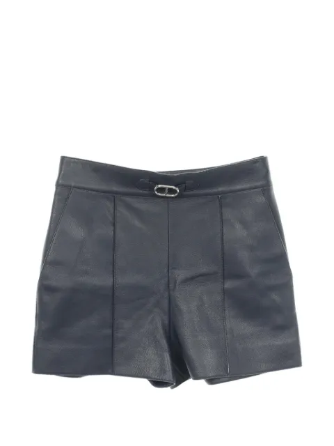 Hermès Pre-Owned Chaine d'Ancre leather shorts
