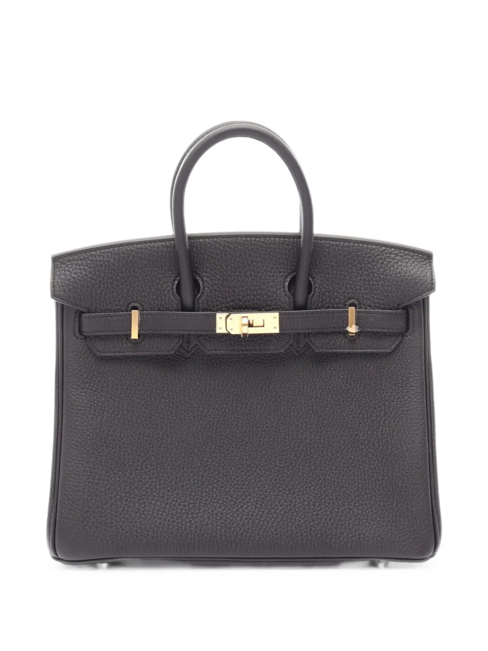 Hermès Pre-Owned 2025 25 Birkin Togo handbag - Nero