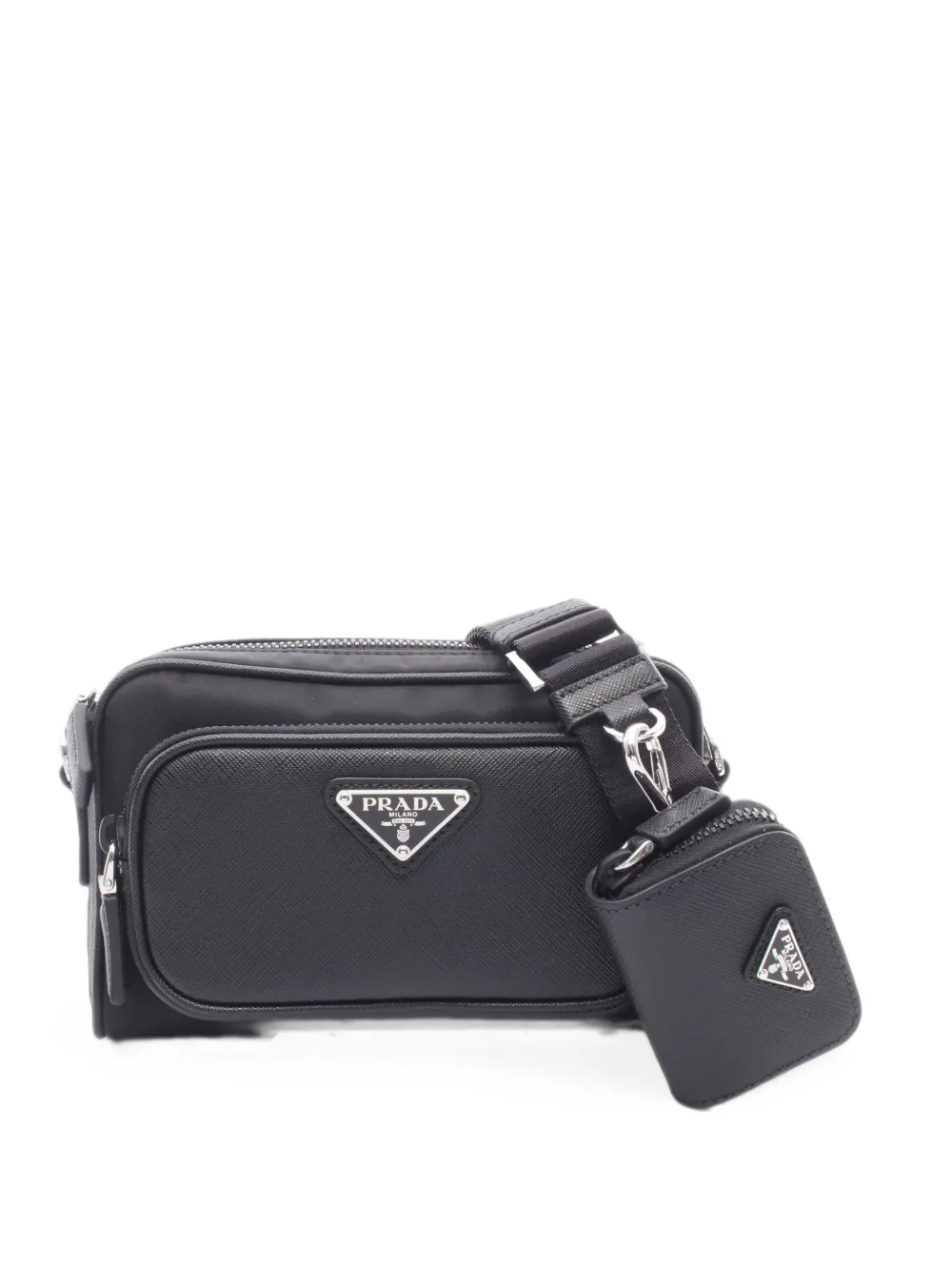 Prada Pre-Owned 2020s Tessuto Saffiano mini bag - Nero