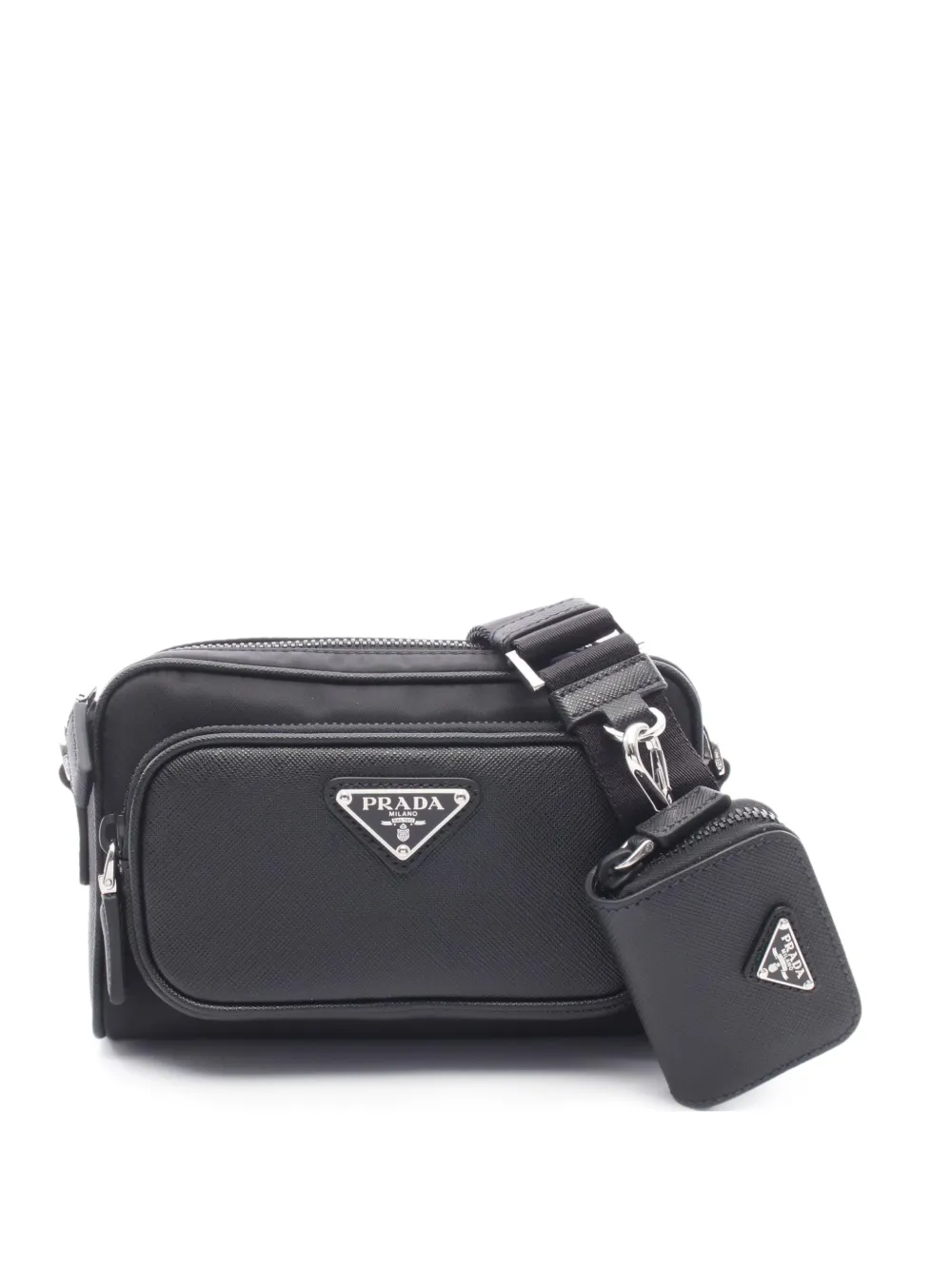 Prada Pre-Owned 2020s Tessuto Saffiano Mini-Tasche - Schwarz