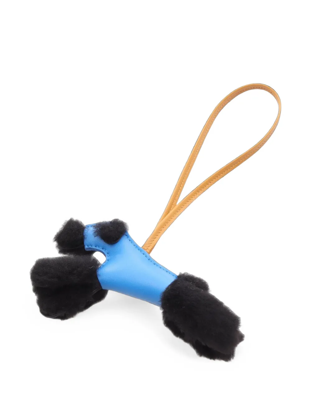 Pre-owned Hermes Budy Bag Charm In Black