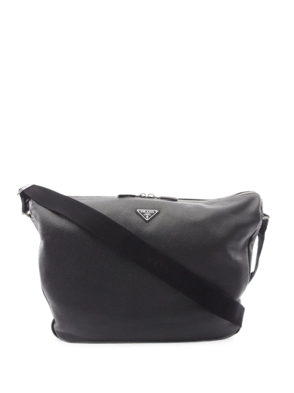 Prada Pre-Owned 2020s leather messenger bag - Nero