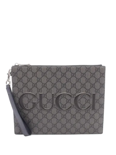 Gucci Pre-Owned 2010s GG Supreme clutch bag