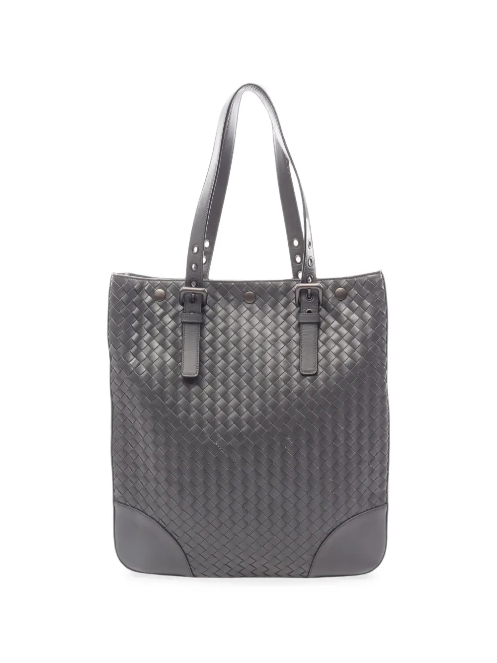 Bottega Veneta Pre-Owned 2010s Intrecciato leather tote bag - Grigio